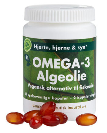 - Veganskgrønne Dfi Vitaminer Omega-  Algeolie