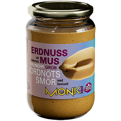 - Veganskmonki Jordnøddesmør Crunch Monki