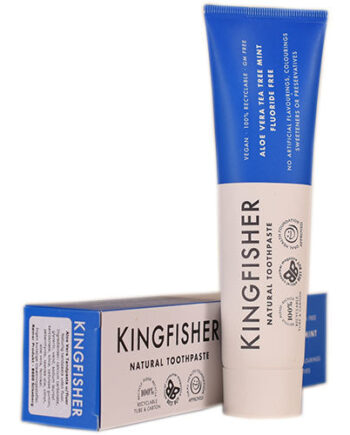 - Veganskkingfisher Toothpaste Tandpasta Med Aloe Vera Smag Uden Flour