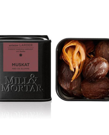 - Veganskmill   Mortar Muskatnød Og Blomme Hel  økologisk