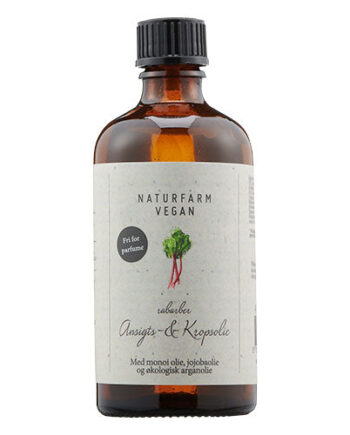 - Vegansknaturfarm Kropsolie Rabarber
