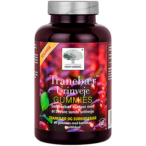 - Vegansknew Nordic Tranebær Urinveje Gummies
