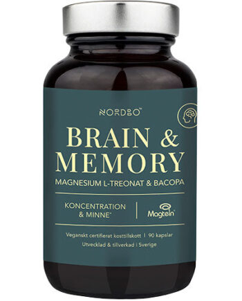 - Vegansknordbo Nordbo Brain   Memory Magnesium 90 Kap