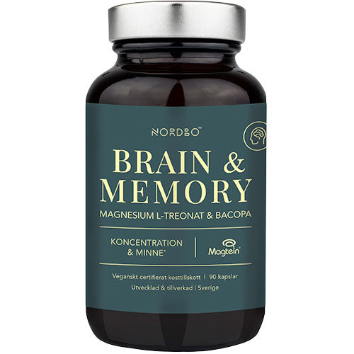- Vegansknordbo Nordbo Brain Memory Magnesium 90 Kap