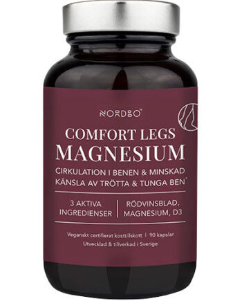 - Vegansknordbo Nordbo Comfort Legs Magnesium 90 Kap