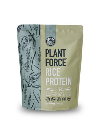 - Veganskplantforce Risprotein Vanilje Plantforce