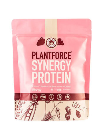 - Veganskplantforce Synergy Protein Bær Plantforce