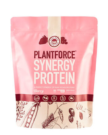 - Veganskplantforce Synergy Protein Bær Plantforce