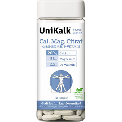 - Veganskunikalk Cal-mag-citrat