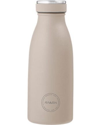 Aya Ida Drinking Bottle 350ml Cream Beige