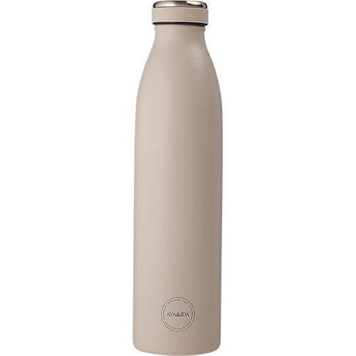 Aya Ida Drinking Bottle 750ml Cream Beige