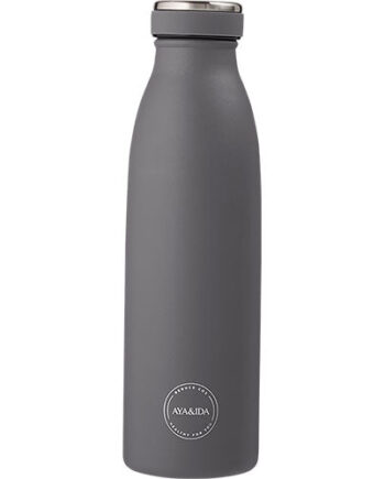 Aya Ida Drinking Bottle 500ml Dark Grey