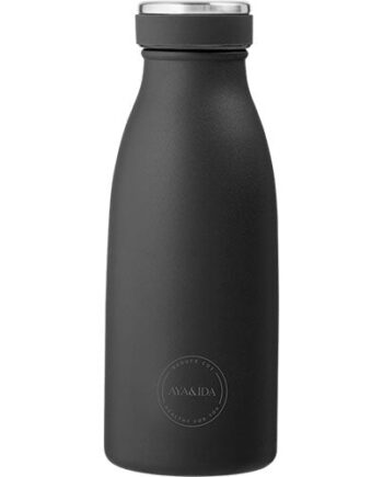 Aya Ida Drinking Bottle 350ml Matte Black