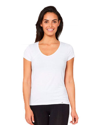 Boody Womenâ    -neck  -shirt Hvid Str