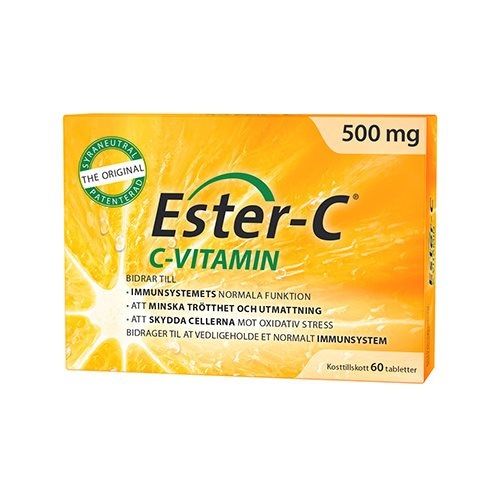 Ester     Vitamin 500 Mg 60 Tabletter