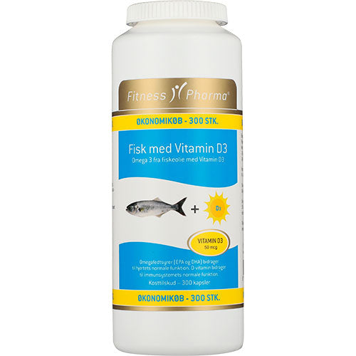 Fitness Pharma Fisk Med Vitamin D3 Fitness Pharma
