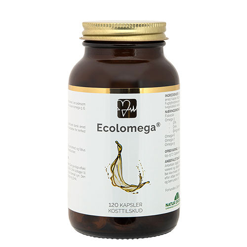 Natur-drogeriet Ecolomega Fiskeolie Kapsler