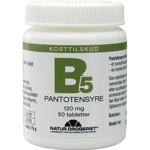 Natur-drogeriet Pantotensyre 120 Mg