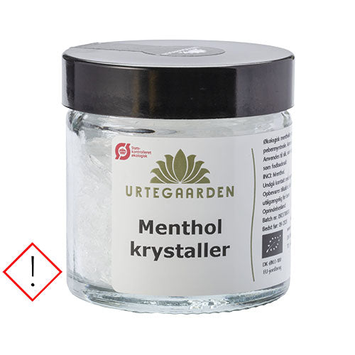 Urtegaarden Mentholkrystaller økologisk