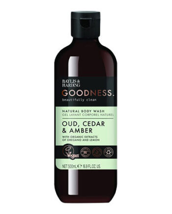 - Veganskbaylis   Harding Goodness Body Wash Oud  Cedar   Amber