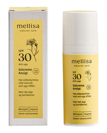 - Veganskmellisa Solcreme Ansigt Spf 30