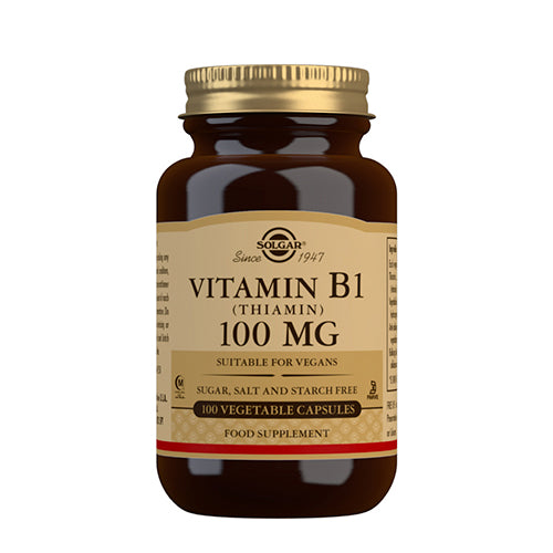 - Vegansksolgar B1-vitamin 100 Mg Thiamin