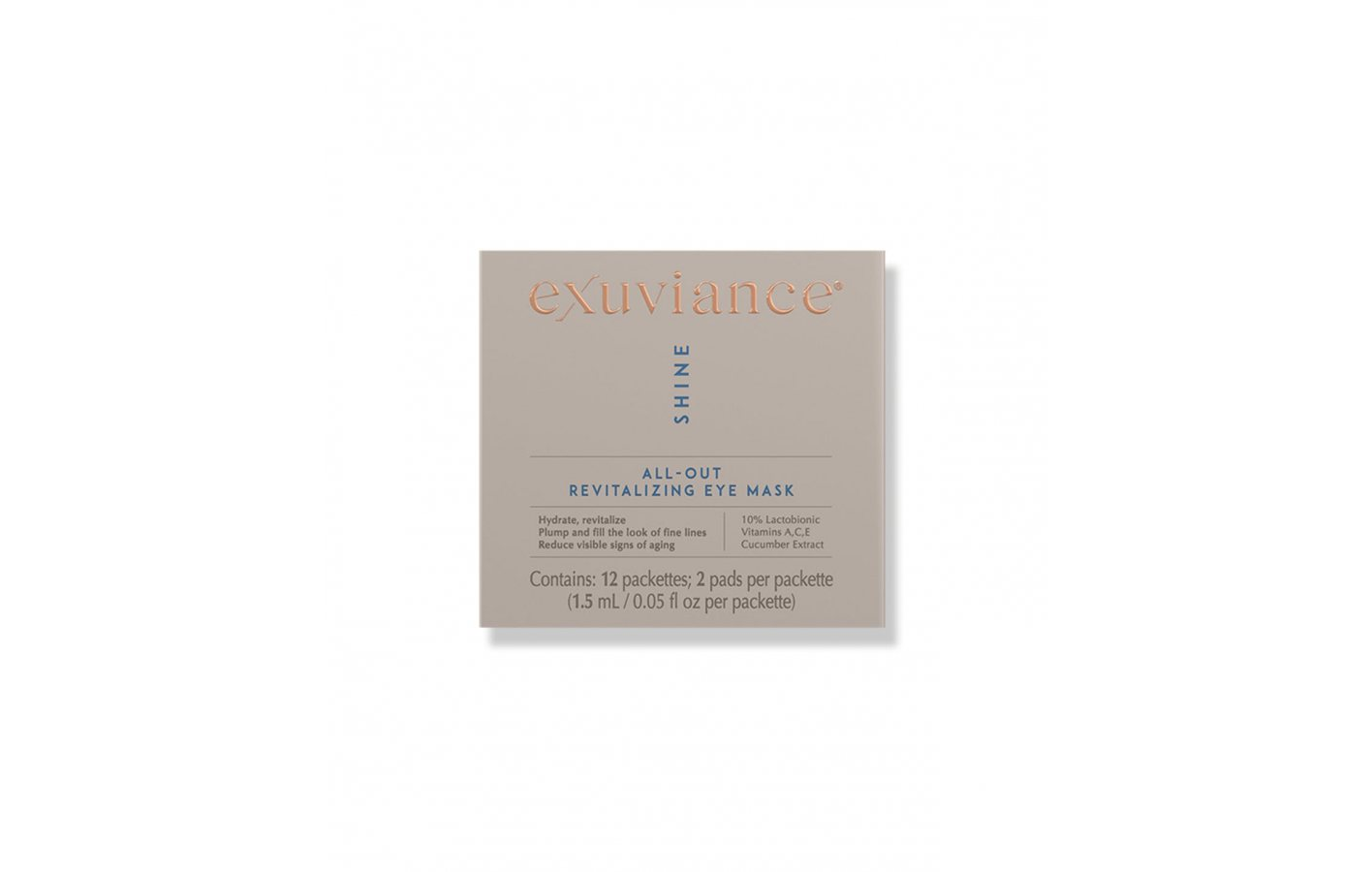 Exuviance All-out Revitalizing Eye Mask