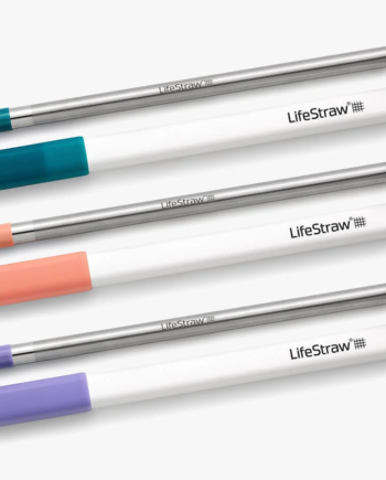 Lifestraw Sip Sugerør  -pak Laguna  Apricot Pink Og Thistle