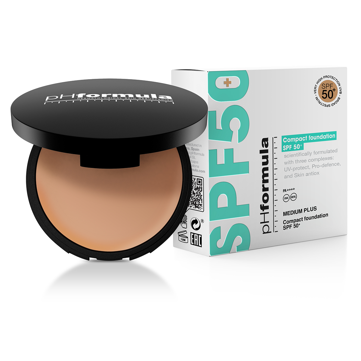 Phformula Compact Foundation Spf50  Medium Plus