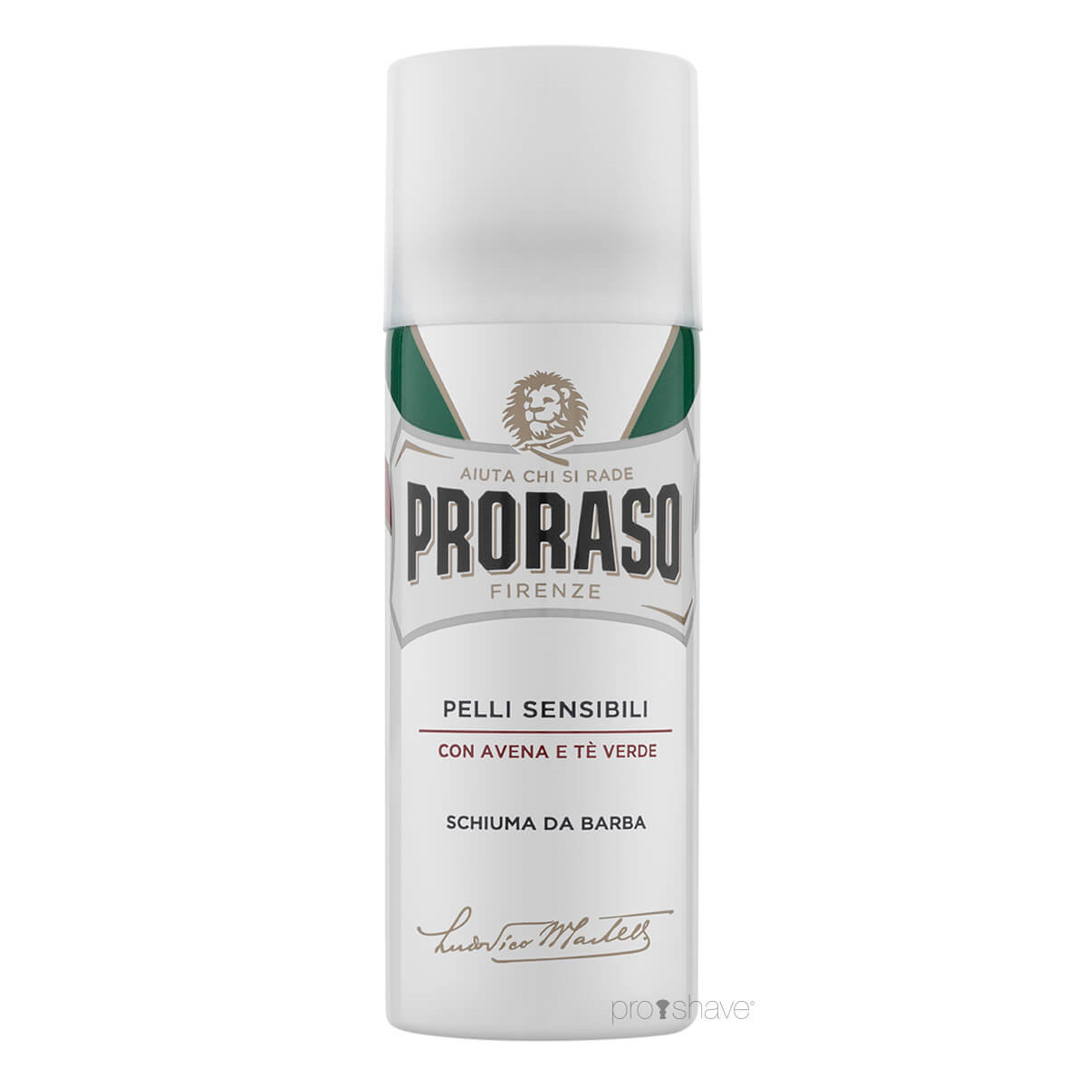 Proraso Barberskum Sensitive  Grøn Te   Havre  50 Ml