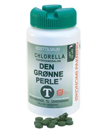 Chlorella Den Grønne Perle  640 Tabletter