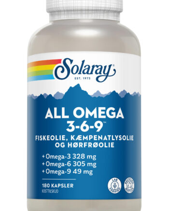All Omega  - -  Solaray 180 Kapsler