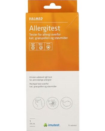 Allergitest  Kat  Støv  Græs    Stk
