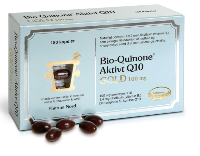 Bio-quinone Q10 Gold 100 Mg 180 Kapsler