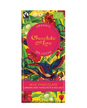 Chocolate And Love Chokolade Milk Hazelnut 50  80g