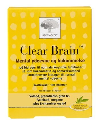 Clear Brain 180 Tabletter