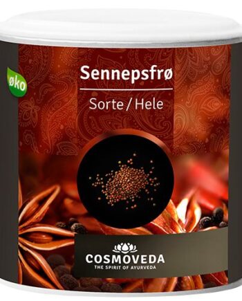 Cosmoveda Sorte Sennepsfrø Hele    130g