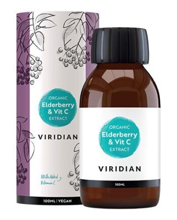 Elderberry Sirup    Vit   Ekstrakt økologisk 100 Ml