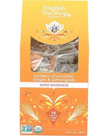 English Tea Shop Turmeric Ginger   Lemongras økologisk 15 Breve