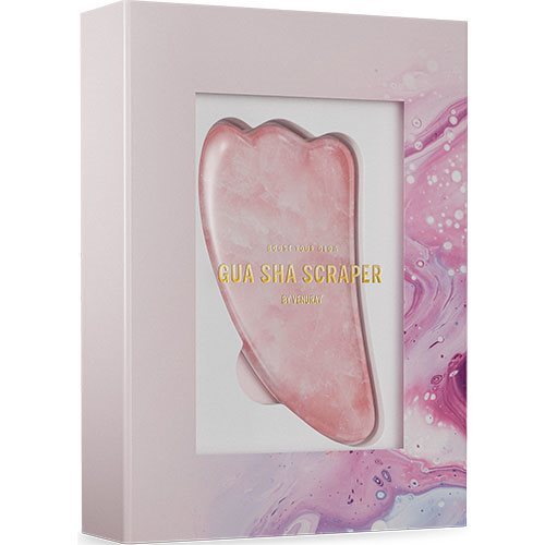 Gua Sha Sten Rosa Stk