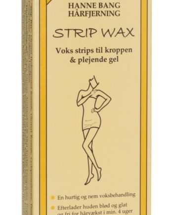 Hanne Bang Strip Wax  Veganske  24 Stk   Gel