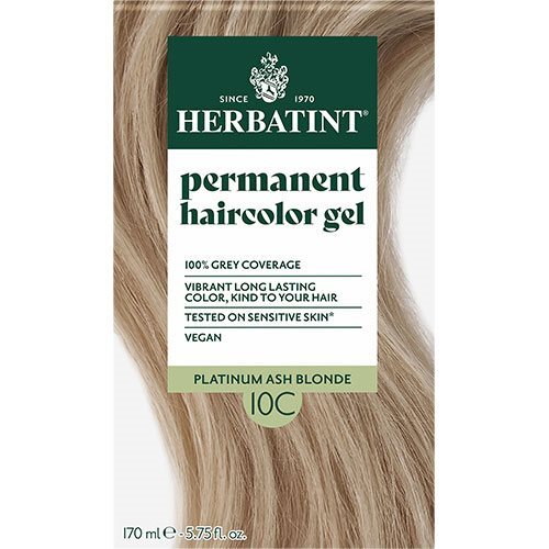 Herbatint 10c Hårfarve Platinum Ash Blonde 170 Ml