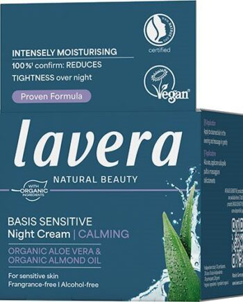 Lavera Regenerating Night Cream Aloe Vera   Almond Oil Basis Sensitiv  50ml