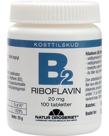 Mega B2 Vitamin 20 Mg  100tab