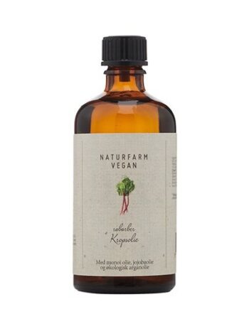 Naturfarm Vegan Kropsolie Rabarber  100 Ml