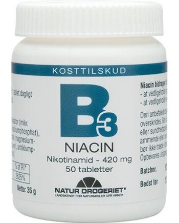 Niacin  Nikotinamid  420 Mg  50tab