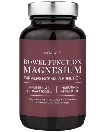 Nordbo Bowel Function Magnesium 60 Kapsler
