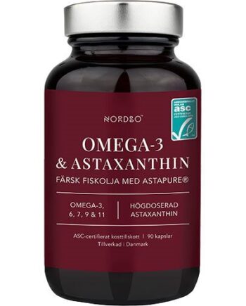 Nordbo Omega-    Astaxanthin 90 Kapsler