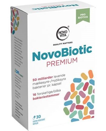 Novo Vita Novobiotic Premium 30 Kapsler