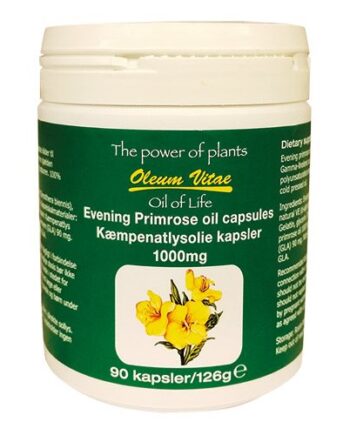 Oil Of Life Kæmpenatlysolie 1000 Mg 90 Kapsler